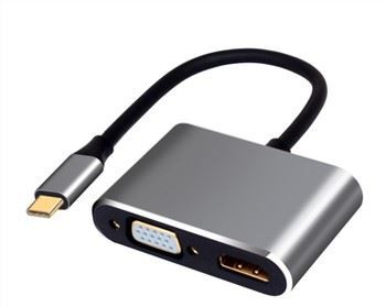 2 ইন 1 টাইপ সি হাব